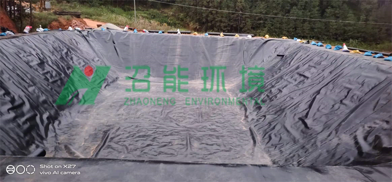 梅州平遠(yuǎn)3000立方黑膜沼氣工程黑膜沼氣池