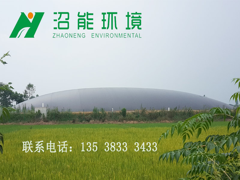 湖南常德鼎城區(qū)黑膜沼氣工程 黑膜沼氣池成功產(chǎn)
