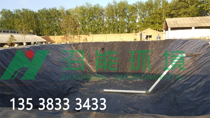 北京大興區(qū)畜牧推廣站黑膜沼氣工程 黑膜沼氣池