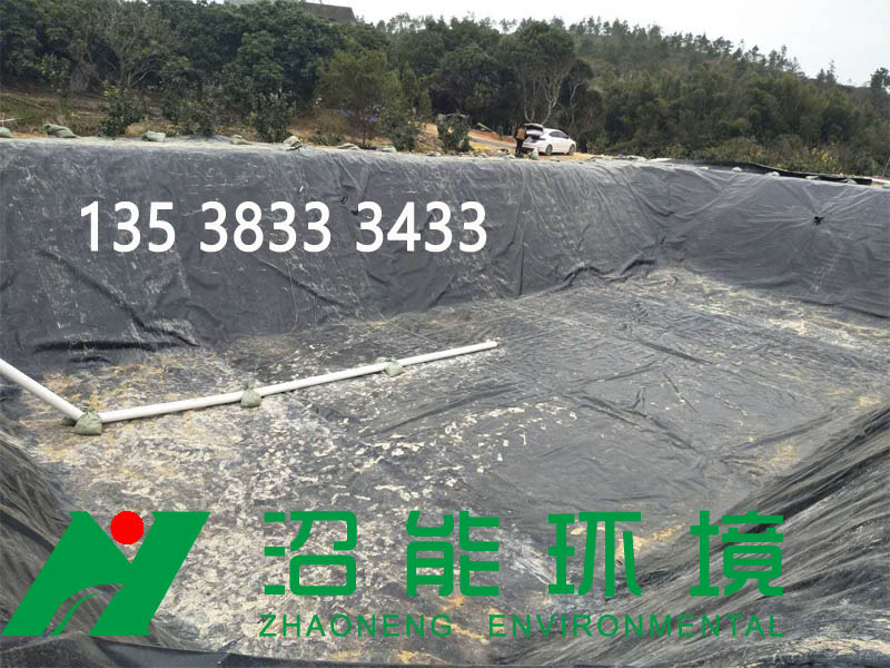廣東惠州惠東多祝黑膜沼氣工程 黑膜沼氣池成功案例