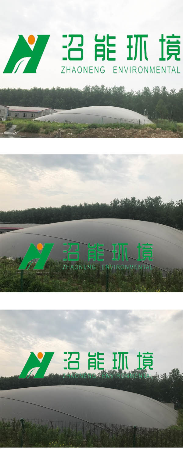 湖北潛江老新鎮(zhèn)10000立方黑膜沼氣工程 黑膜沼氣池成功產(chǎn)氣
