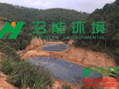 廣東河源紫鑫5000立方黑膜沼氣工程成功竣工