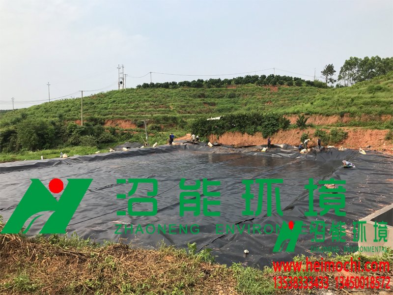 廣西南寧市邕寧區(qū)百濟(jì)鎮(zhèn)3000立方黑膜沼氣池 沼氣工程