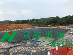 黑膜沼氣池湖南永州6000立方沼氣工程