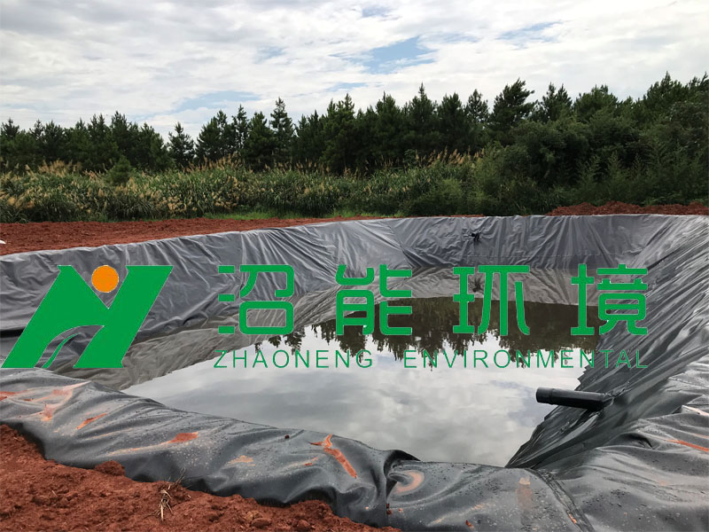 株洲攸縣1000立方氧化塘