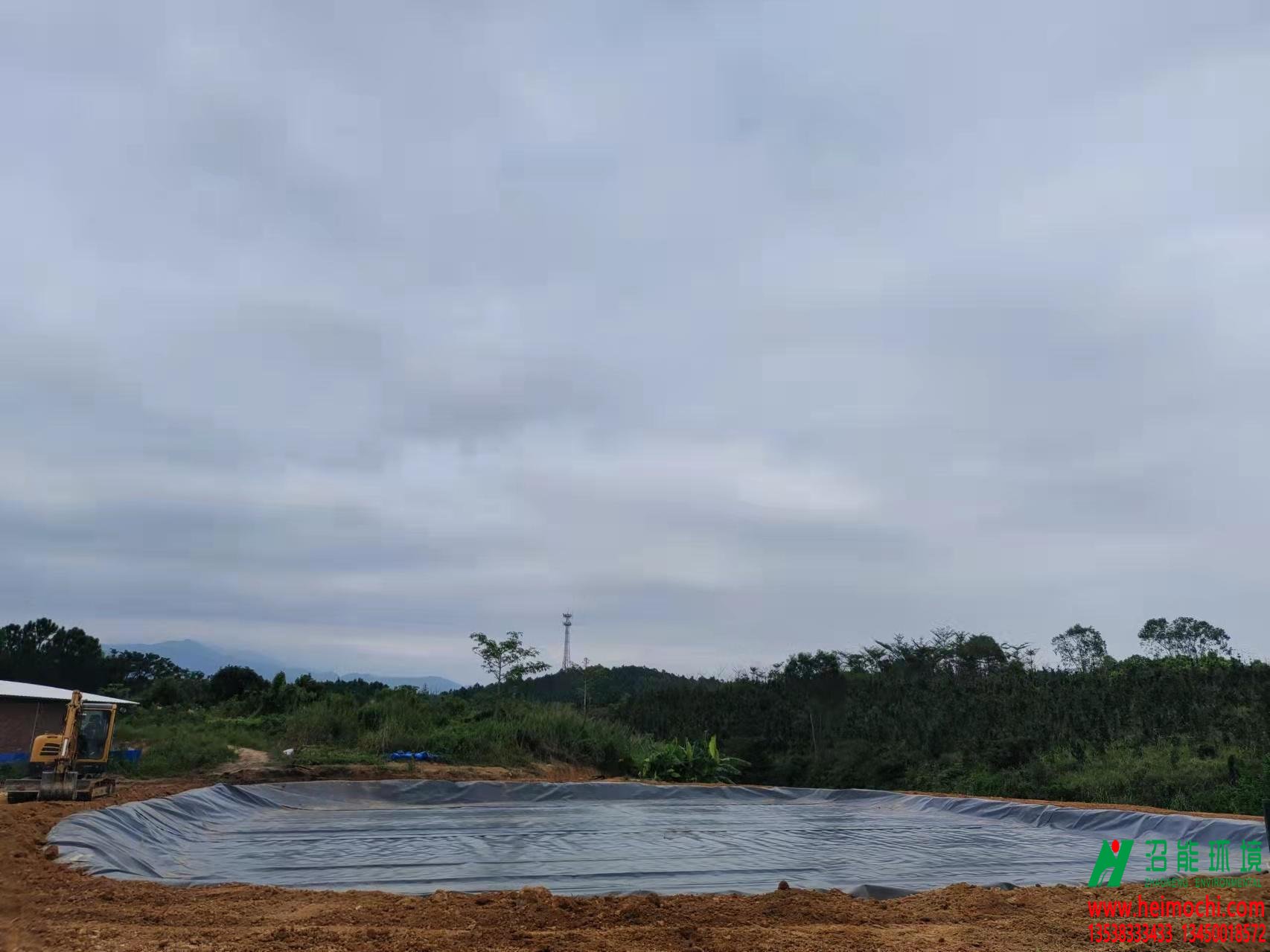 揭陽惠來葵潭鎮(zhèn)3000立方黑膜沼氣池沼氣工程