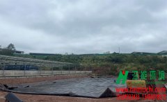 四川資陽市樂至縣石佛鎮(zhèn)黑膜沼氣工程沼氣池