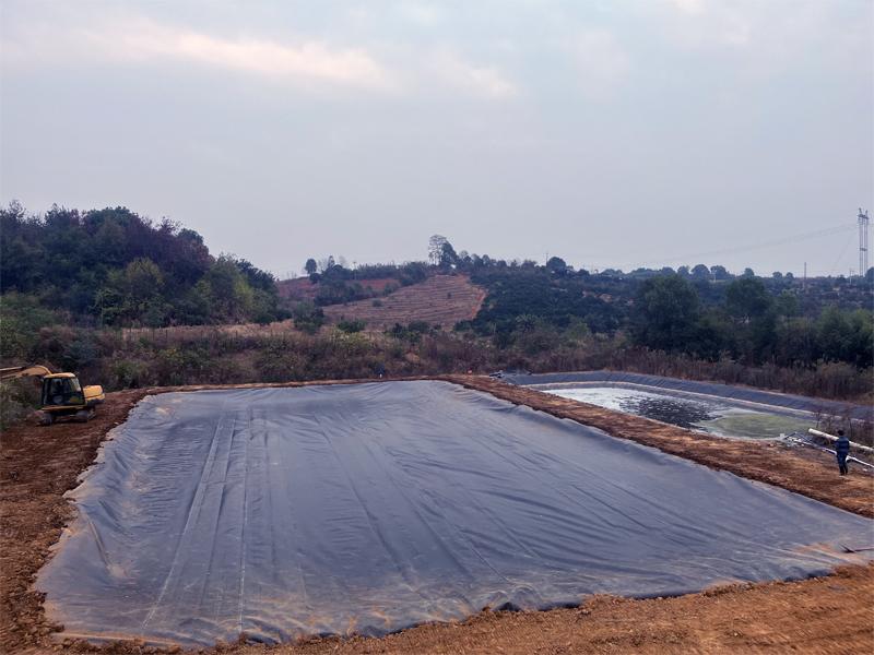 湖南永州年出欄8000頭育肥養(yǎng)豬場 沼氣工程3000立方成功封頂