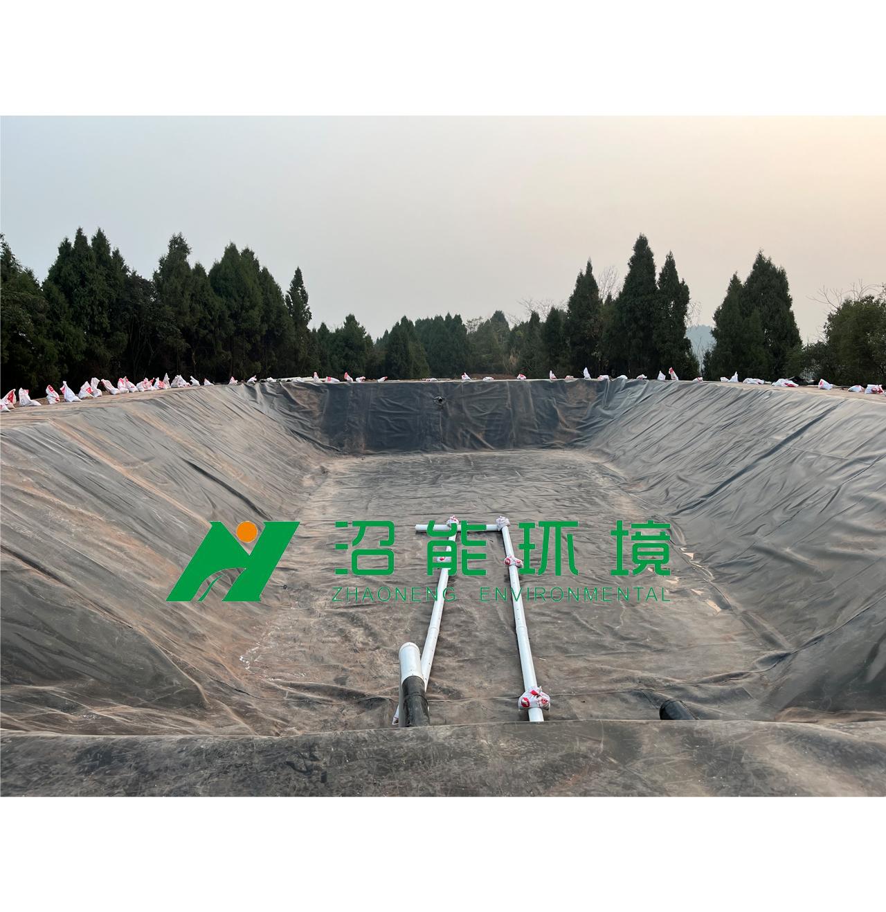 四川資陽市樂至縣龍門鎮(zhèn)3000立方黑膜沼氣工程